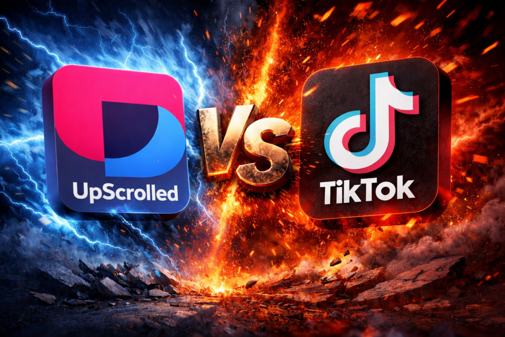 UpScrolled vs TikTok